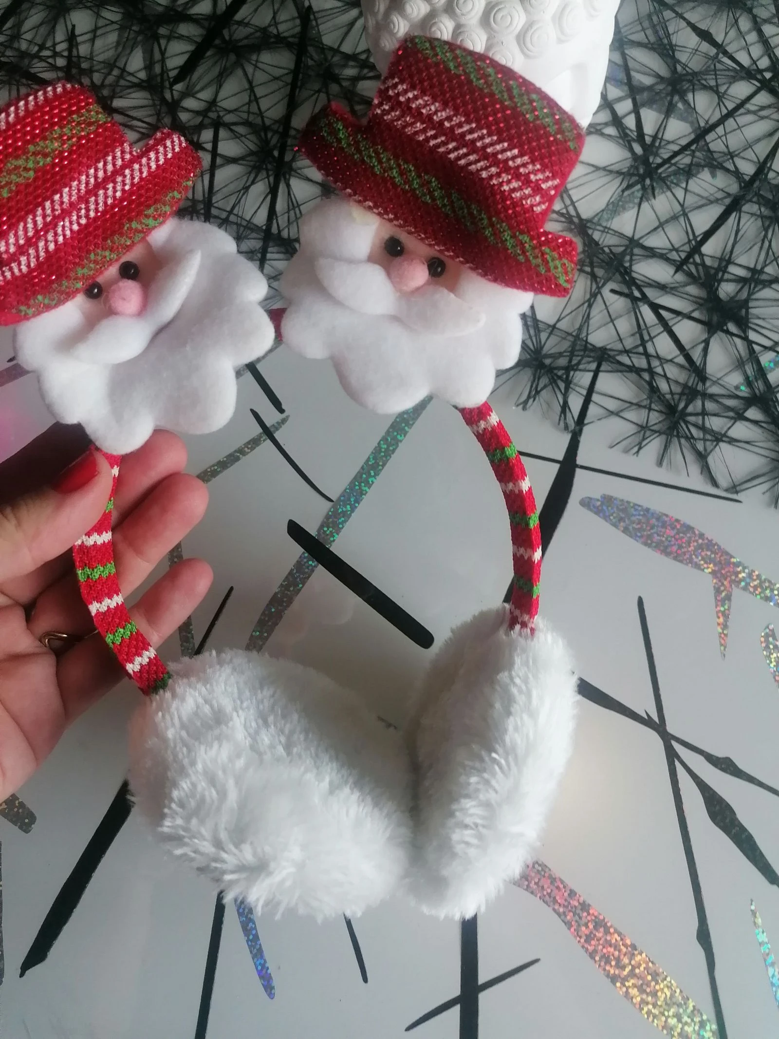 Serre tête cache oreilles père Noël 🎅